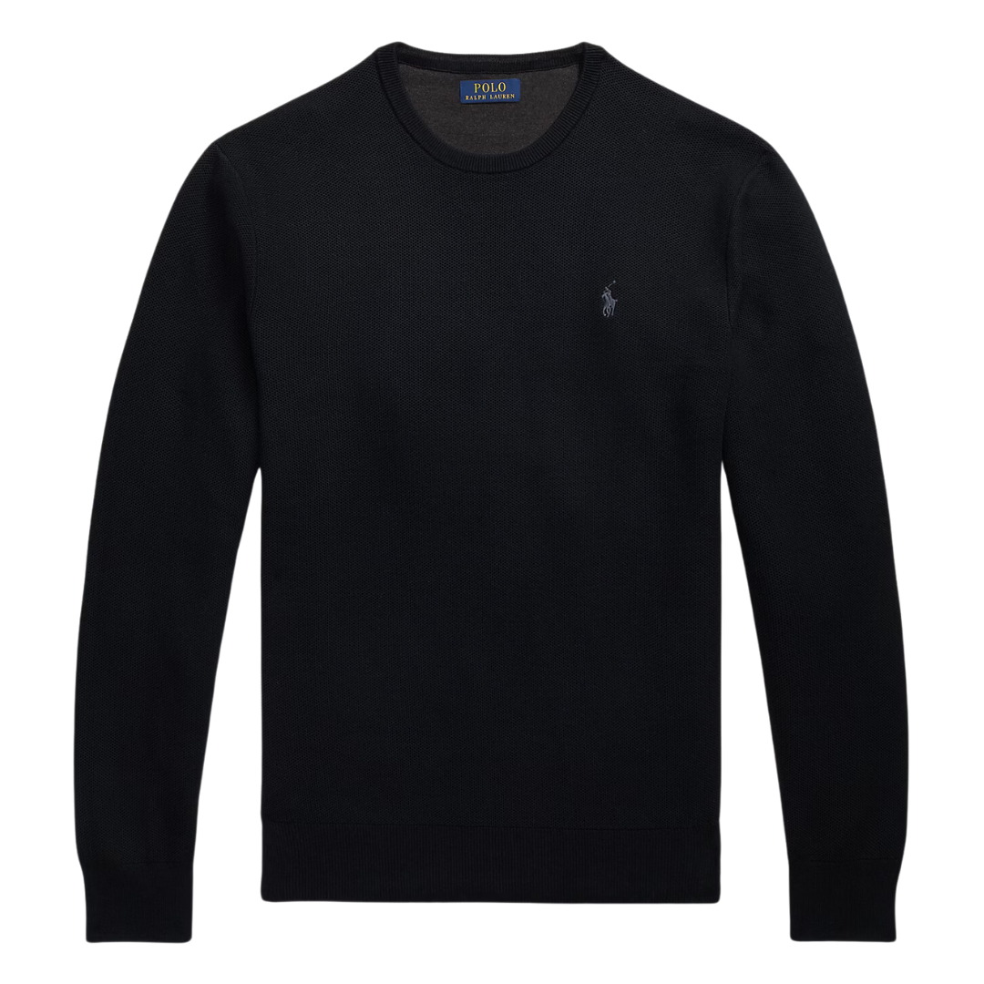 Ralph Lauren Texture Knitwear in Black