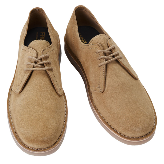 Fred Perry Linden Suede Shoe in Warm Stone
