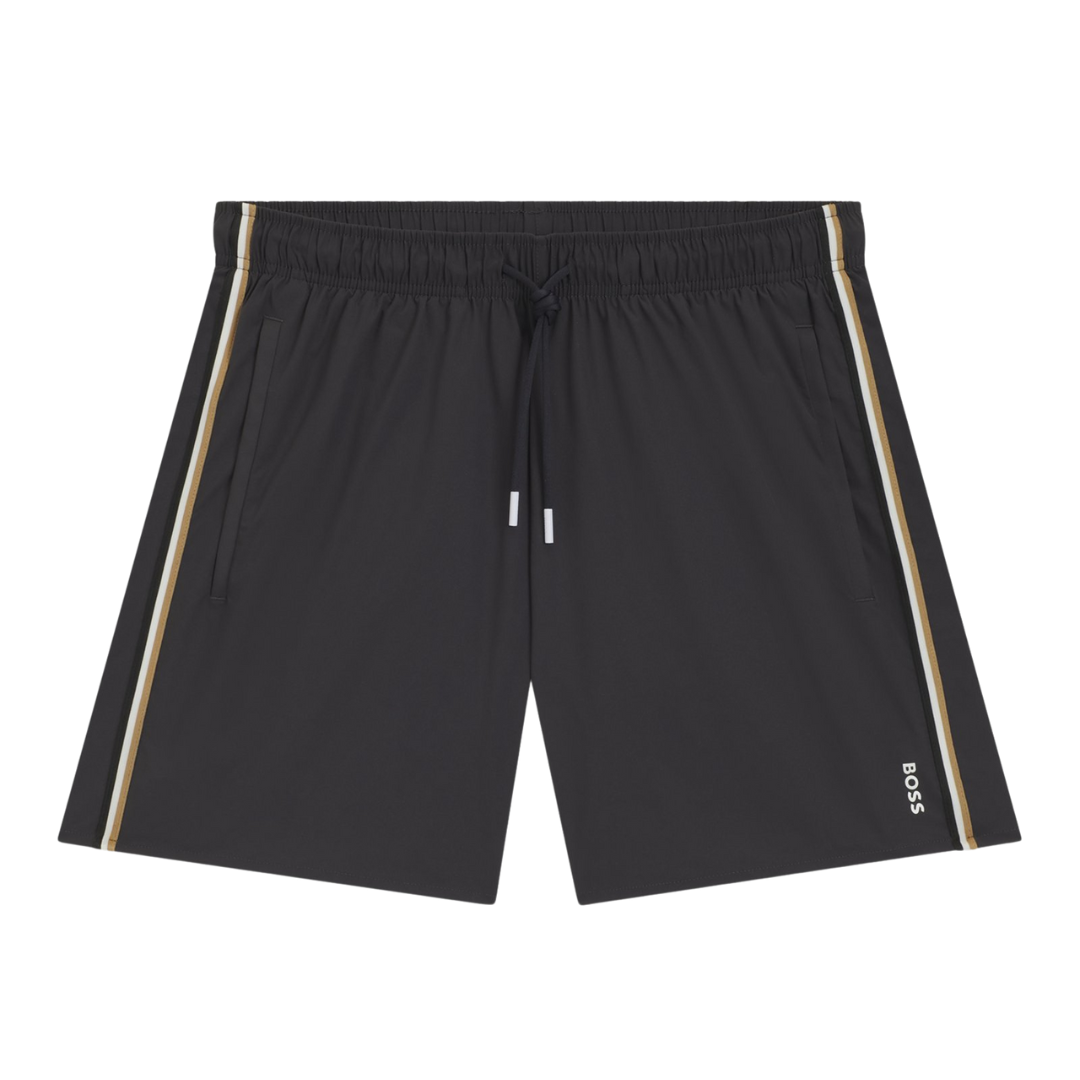 BOSS Iconic Swim Short in Dark Grey