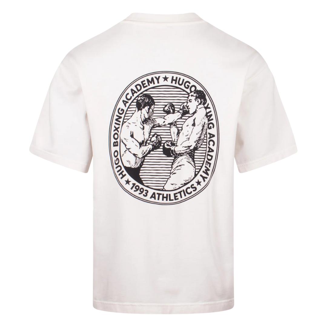 HUGO Dwresto Tee in Natural