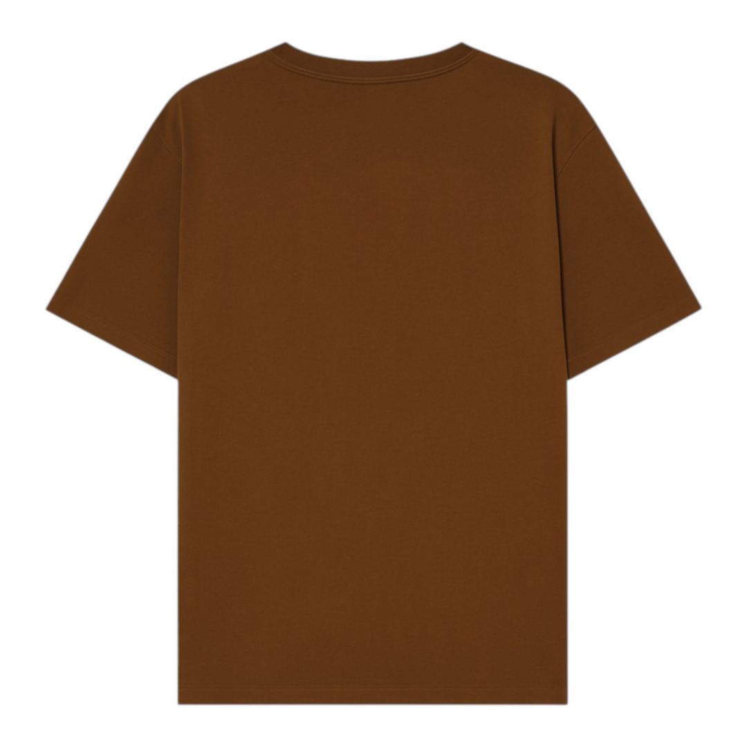 HUGO Diboxer Tee in Medium Brown
