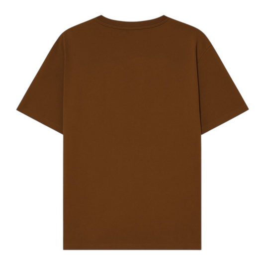 HUGO Diboxer Tee in Medium Brown