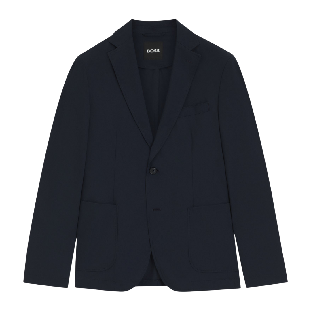 BOSS P-Hanry-WG Blazer in Dark Blue