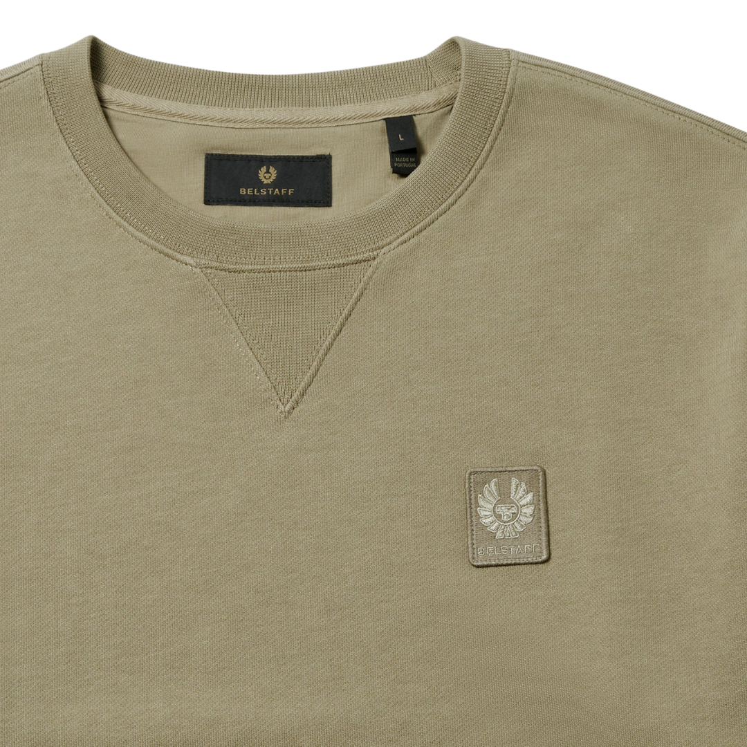Belstaff Curator Sweatshirt in Fatigue Green