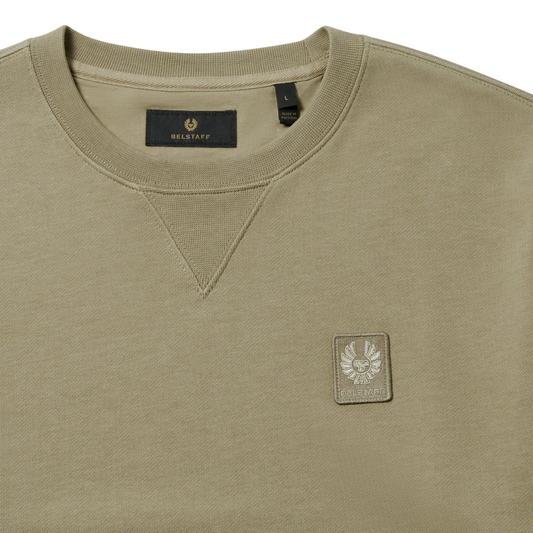 Belstaff Curator Sweatshirt in Fatigue Green
