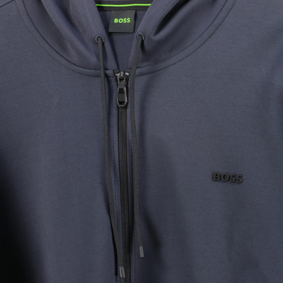 BOSS FZ Hoodie Zone in Dark Blue