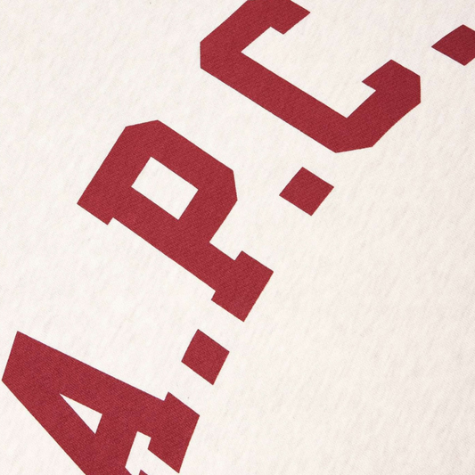 A.P.C. Harris Sweatshirt in Ecru 2