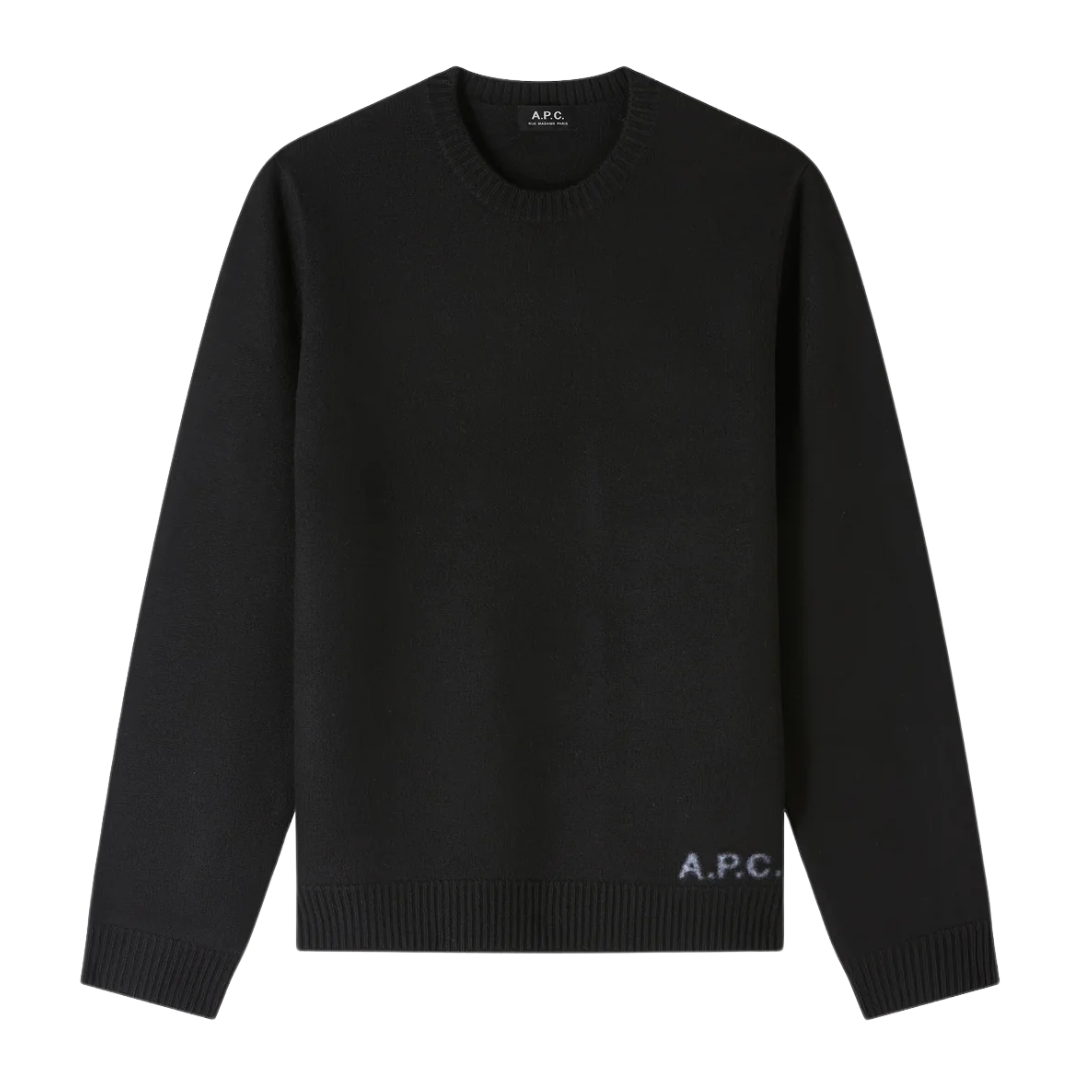 A.P.C. Edward Pullover Jumper in Black
