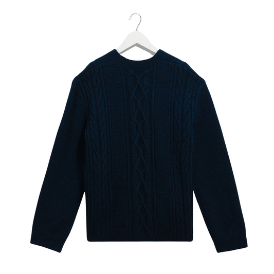 Wax London Hyatt Crew in Navy