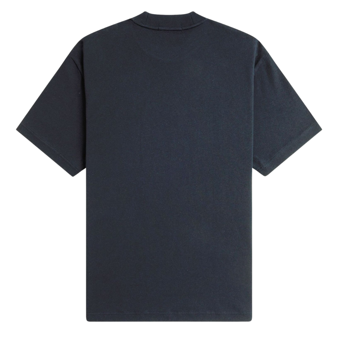 Fred Perry Tennis Badge T-Shirt in Navy