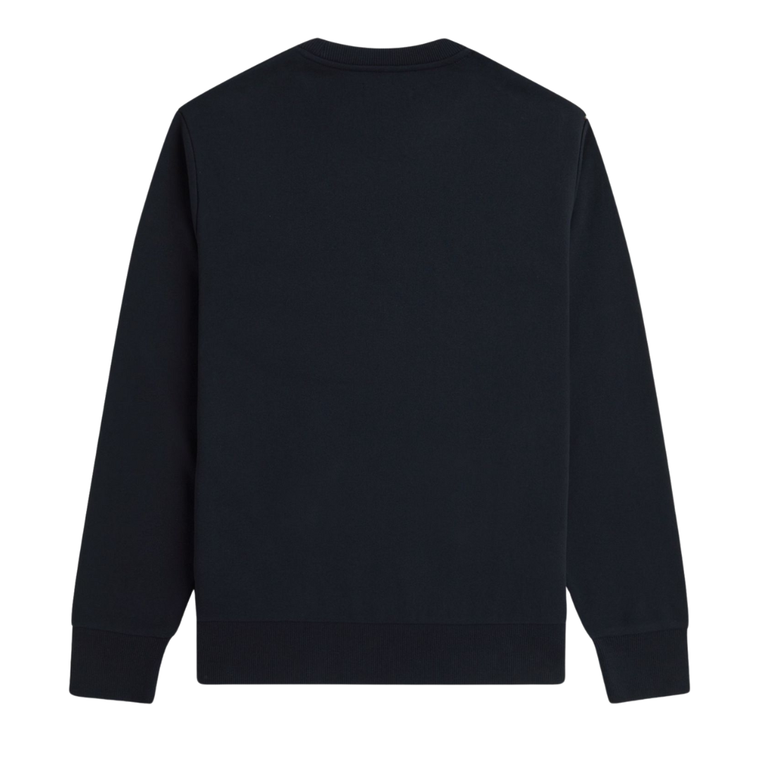 Fred Perry Tennis Badge Sweatshirt in Navy