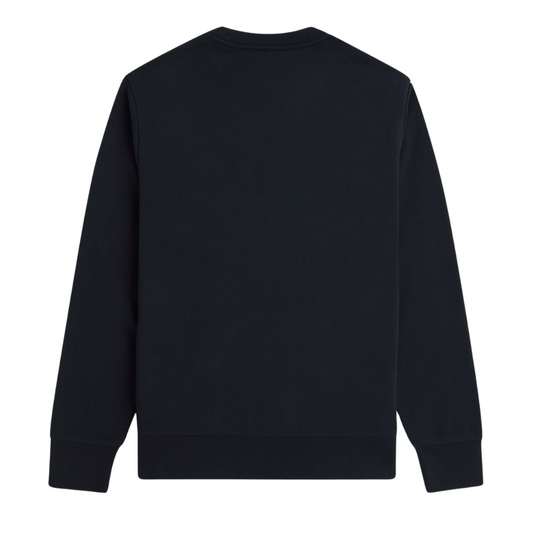 Fred Perry Tennis Badge Sweatshirt in Navy