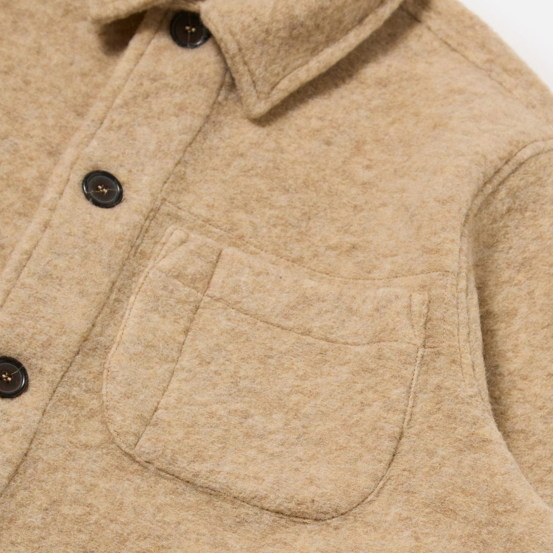 Universal Works Wool Field Jacket in Fawn