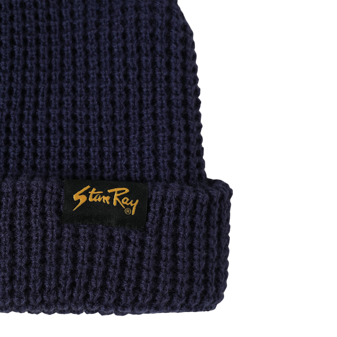 Stan Ray Waffle Beanie in Navy