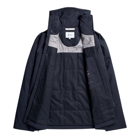 Norse Projects Herluf Alpinix Merino Jacket in Dark Navy