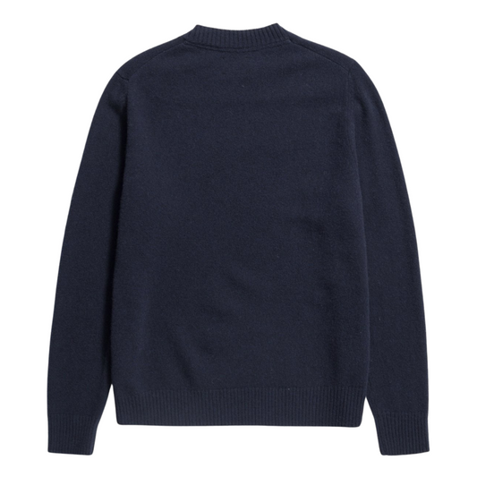 Norse Projects Standard Merino Lambswool Sweater in Dark Navy