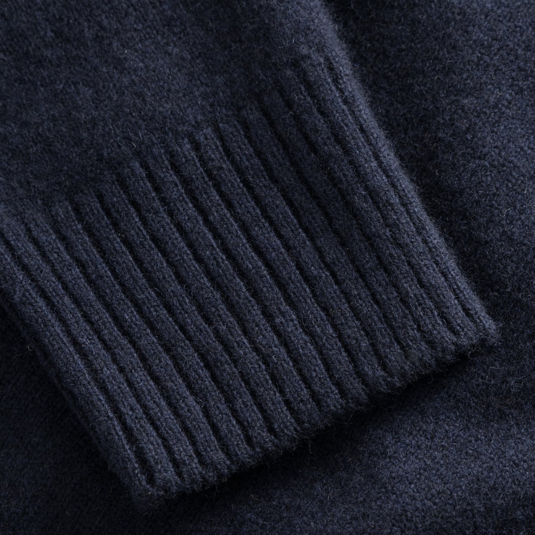 Norse Projects Standard Merino Lambswool Sweater in Dark Navy