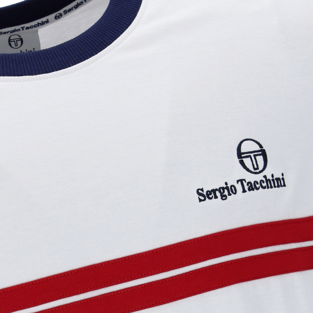 Sergio Tacchini New Supermac Tee in White