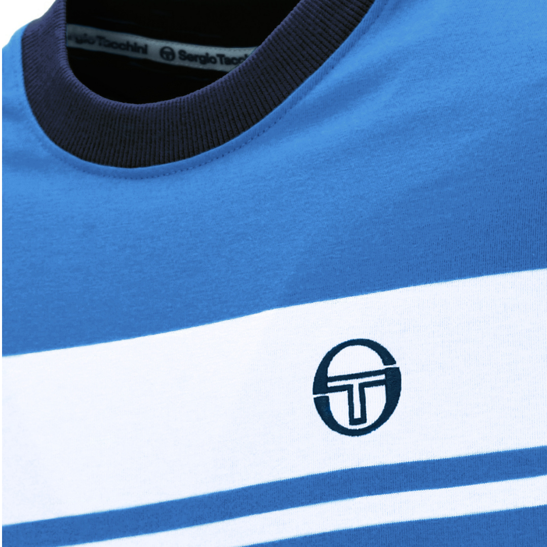 Sergio Tacchini Master Tee in Directoire Blue