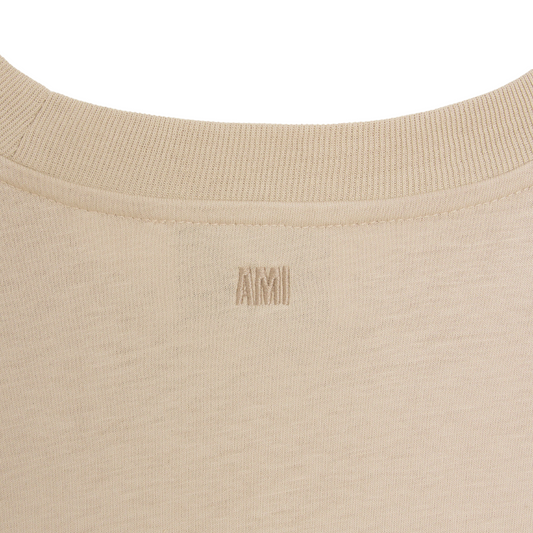 AMI ADC Tee in Cream