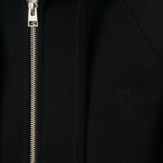 AMI Zip Up ADC Hoody in Black