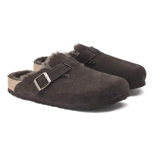 Birkenstock Boston Shearling in Mocca