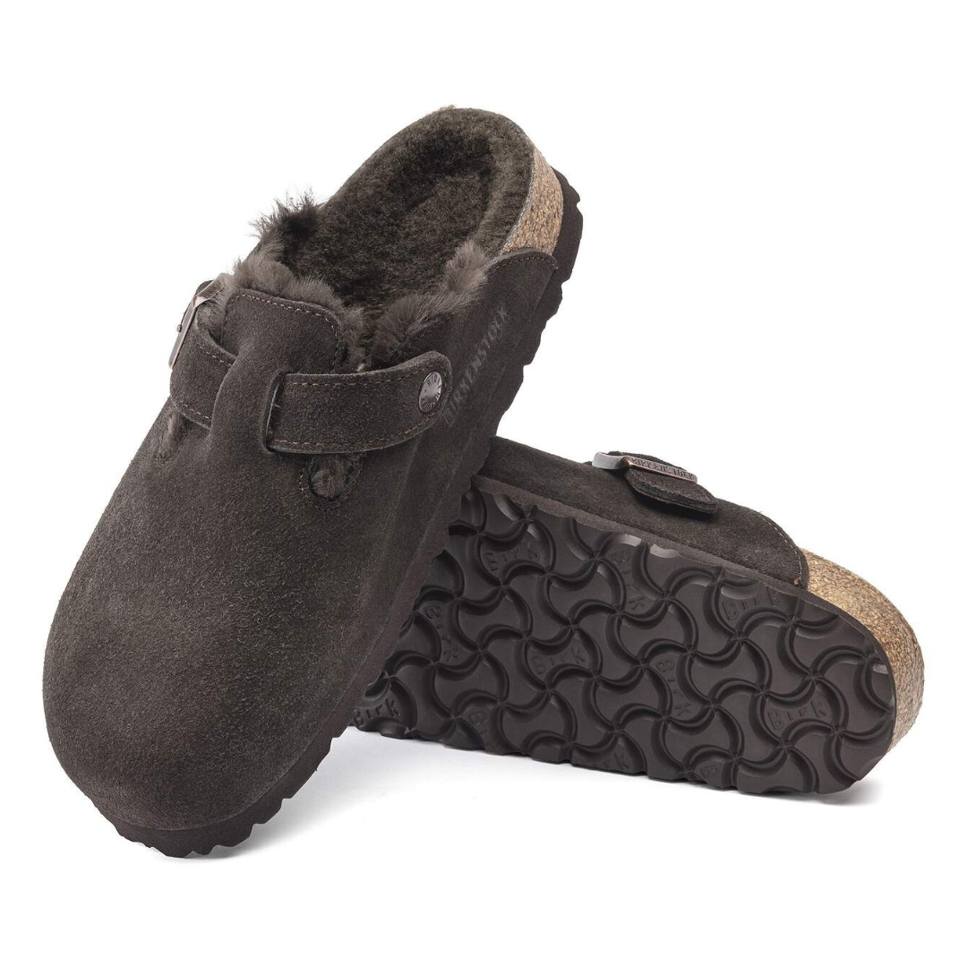 Birkenstock Boston Shearling in Mocca