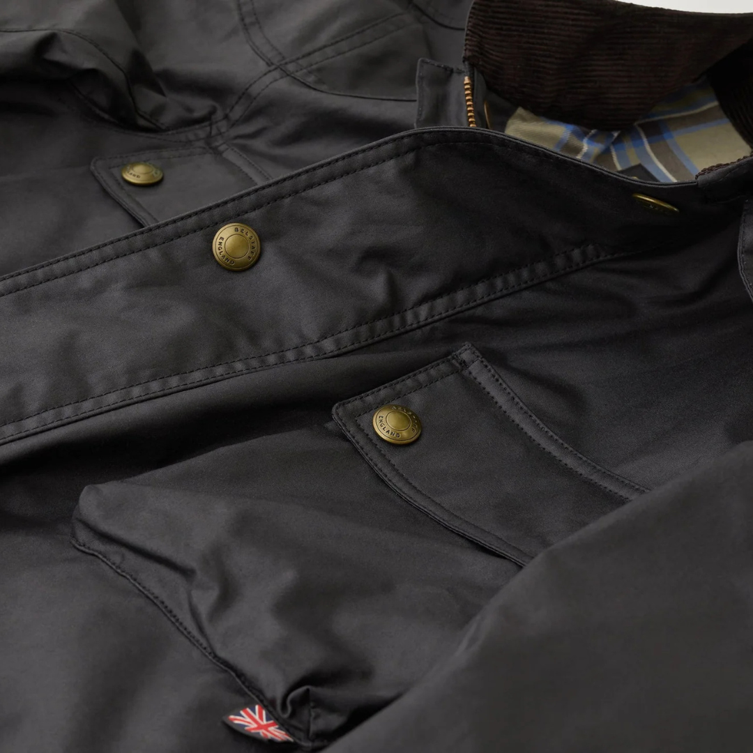Belstaff Wax Fieldmaster Jacket in Black