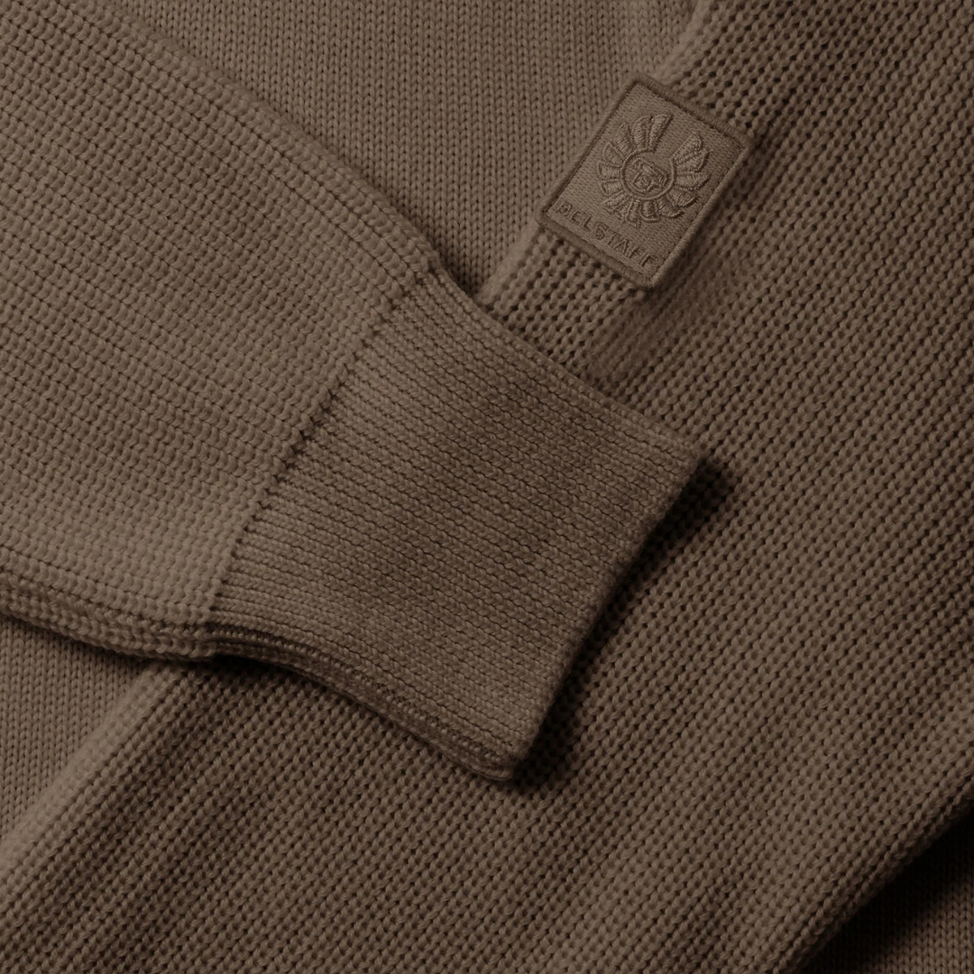 Belstaff Aspect Crewneck Jumper in Major Brown