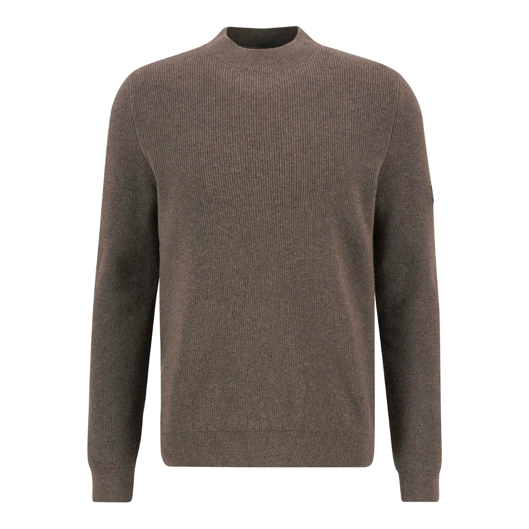 Barbour Crawley Crewneck in Stone