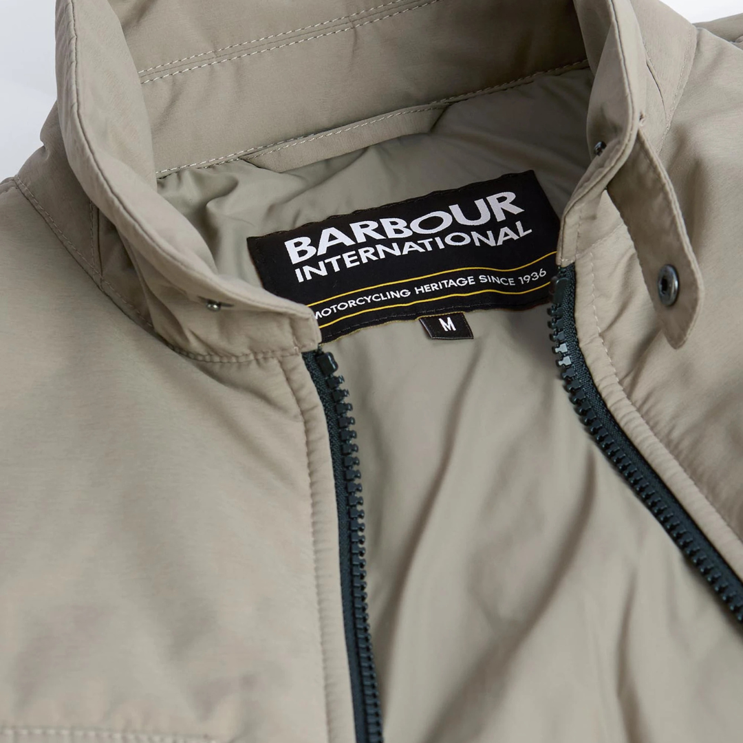 Barbour Distill Quilt Jacket in Beige