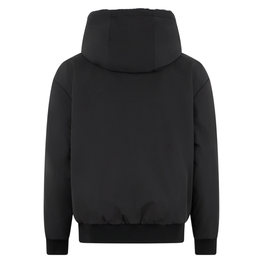 Moose Knuckles Roland Reversible Bunny Jacket in Black