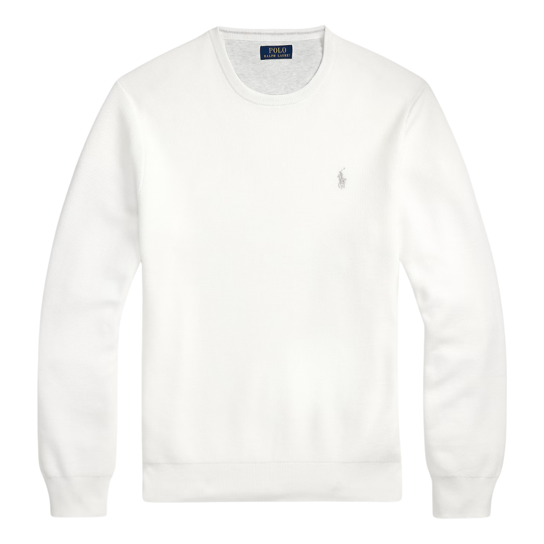 Ralph Lauren Textured Knitwear in Deckwash White