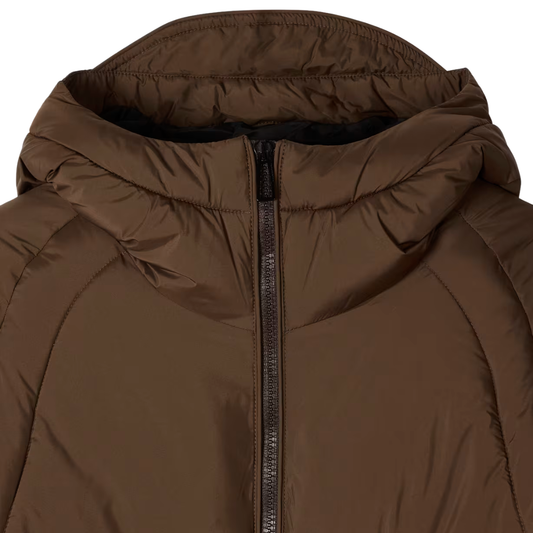 Paul Smith Raglan Puffa Jacket in Brown