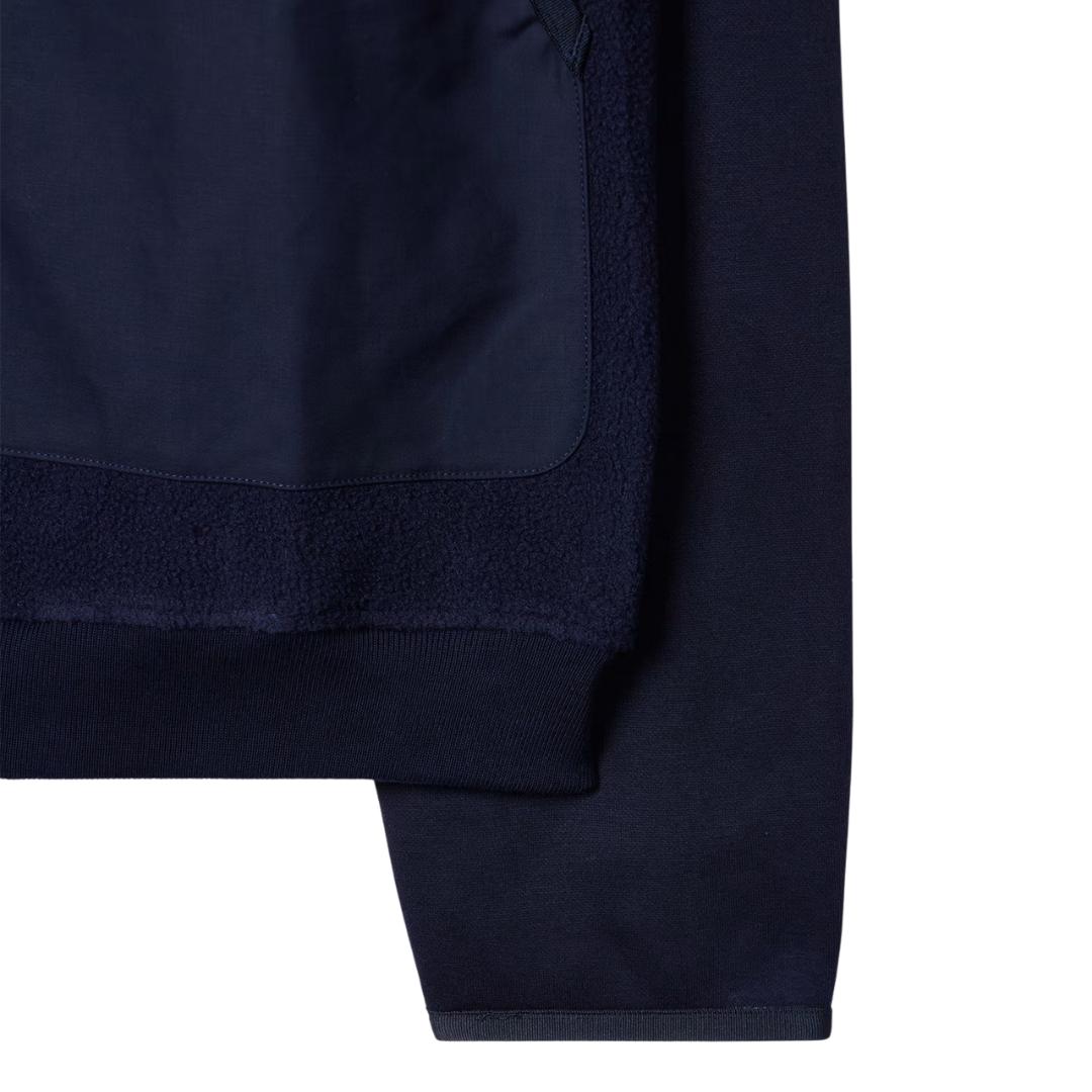 Paul Smith Zip Fleece Sweatshirt in Dark Navy