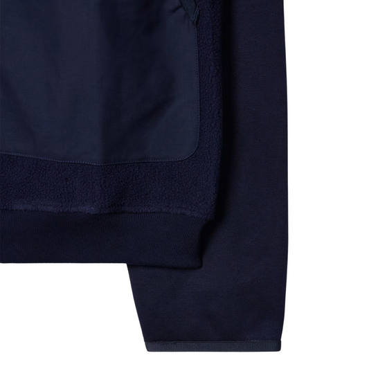 Paul Smith Zip Fleece Sweatshirt in Dark Navy