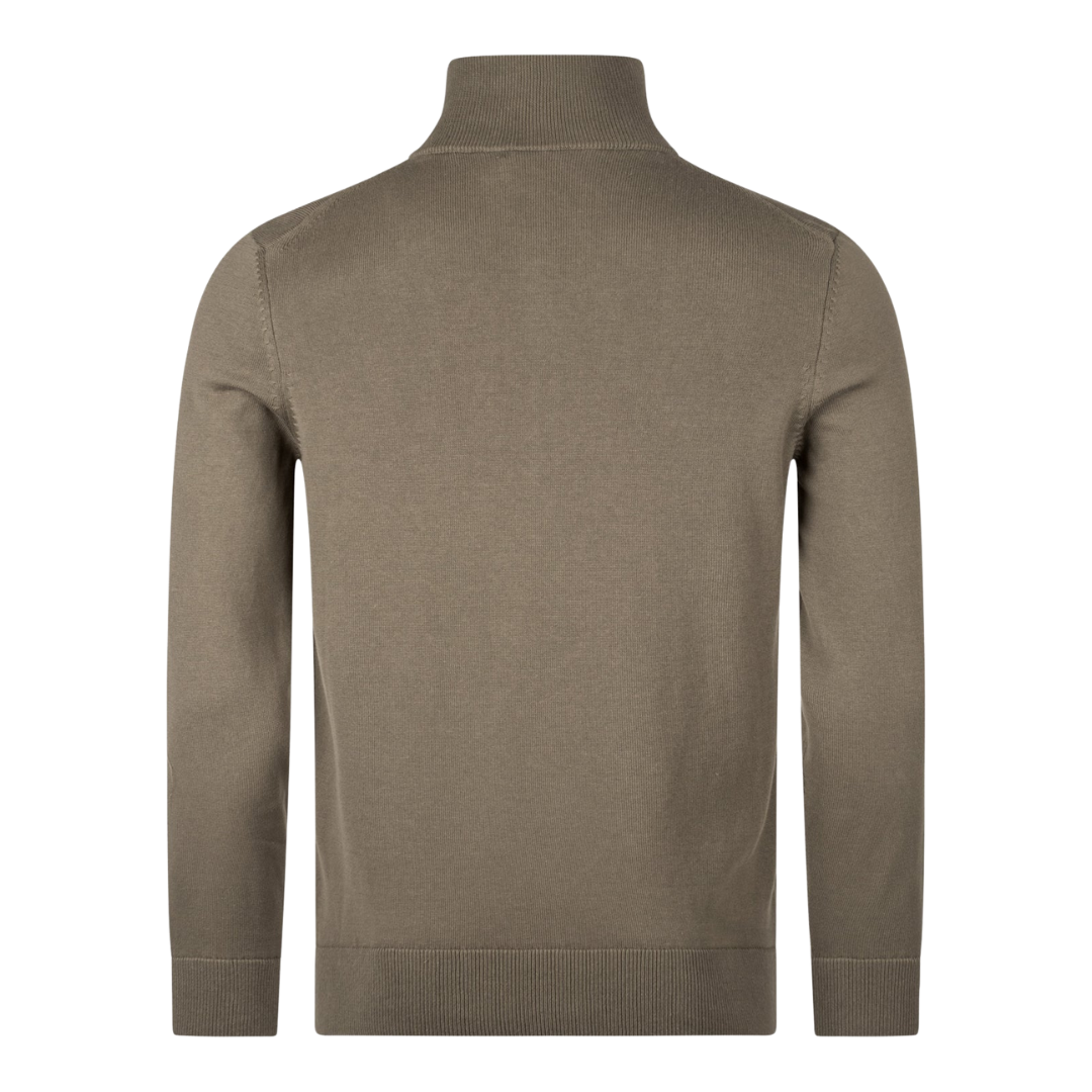 HUGO San Quintus QZip in Medium Grey