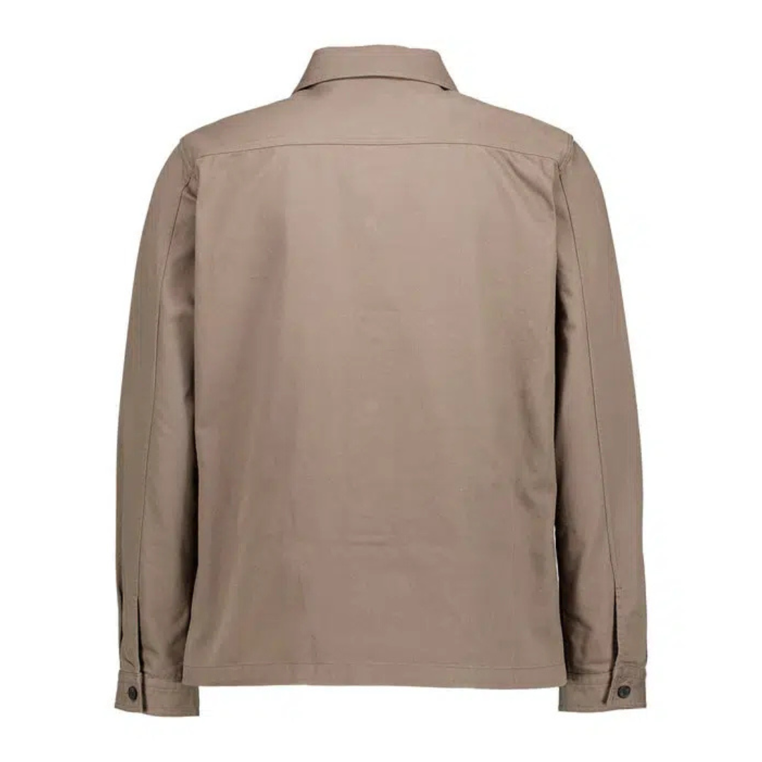 HUGO Epoldo Overshirt in Medium Grey