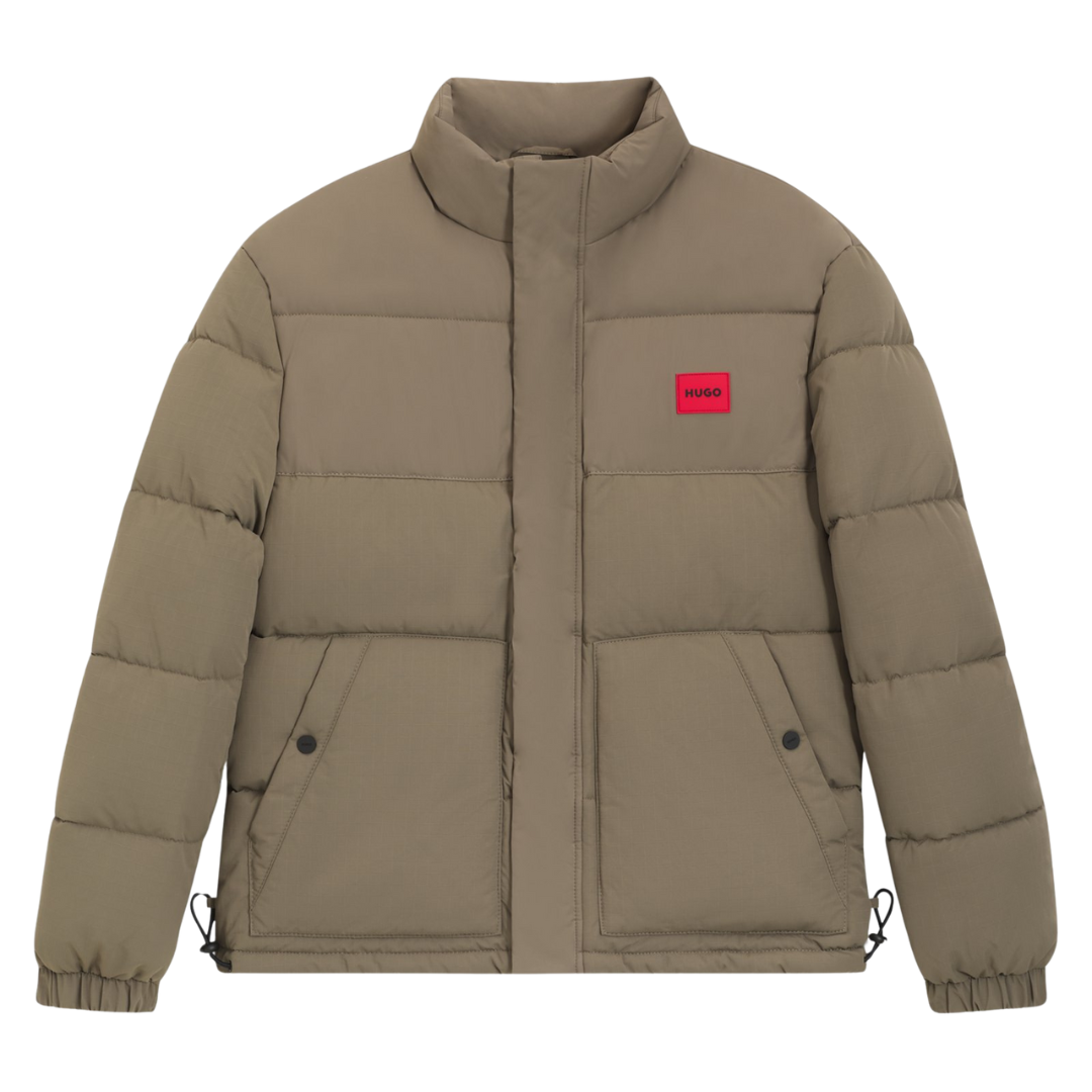 HUGO Balto Bomber Jacket in Medium Grey