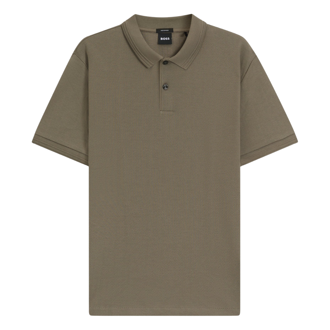 BOSS C-Parley240 Polo in Open Brown