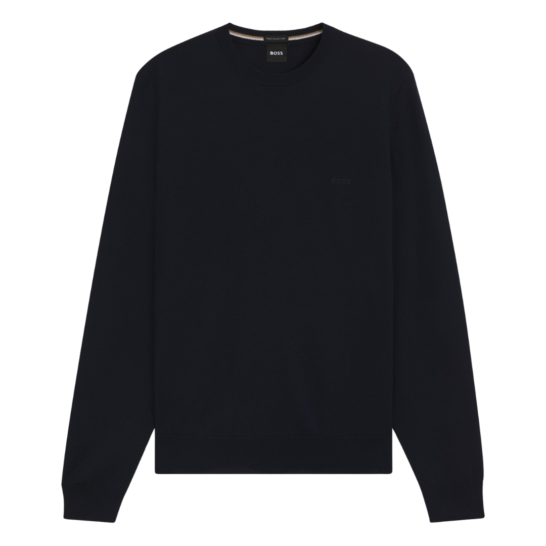 BOSS Botto-L Crewneck in Dark Blue