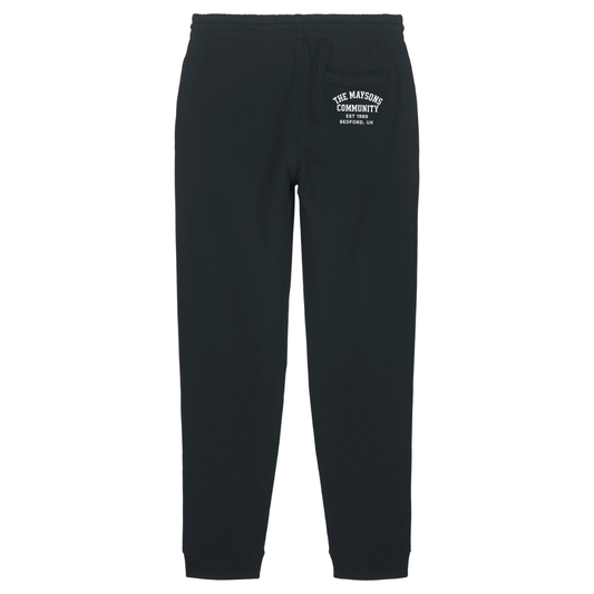 The Maysons Community Stamp Logo Sweatpants in Black
