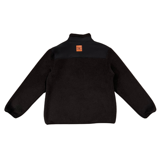 The Maysons Community Zip Up Fleece in Black