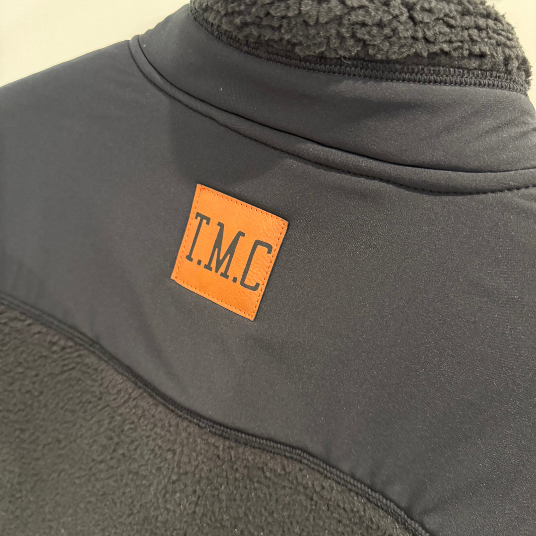 The Maysons Community Zip Up Fleece in Black