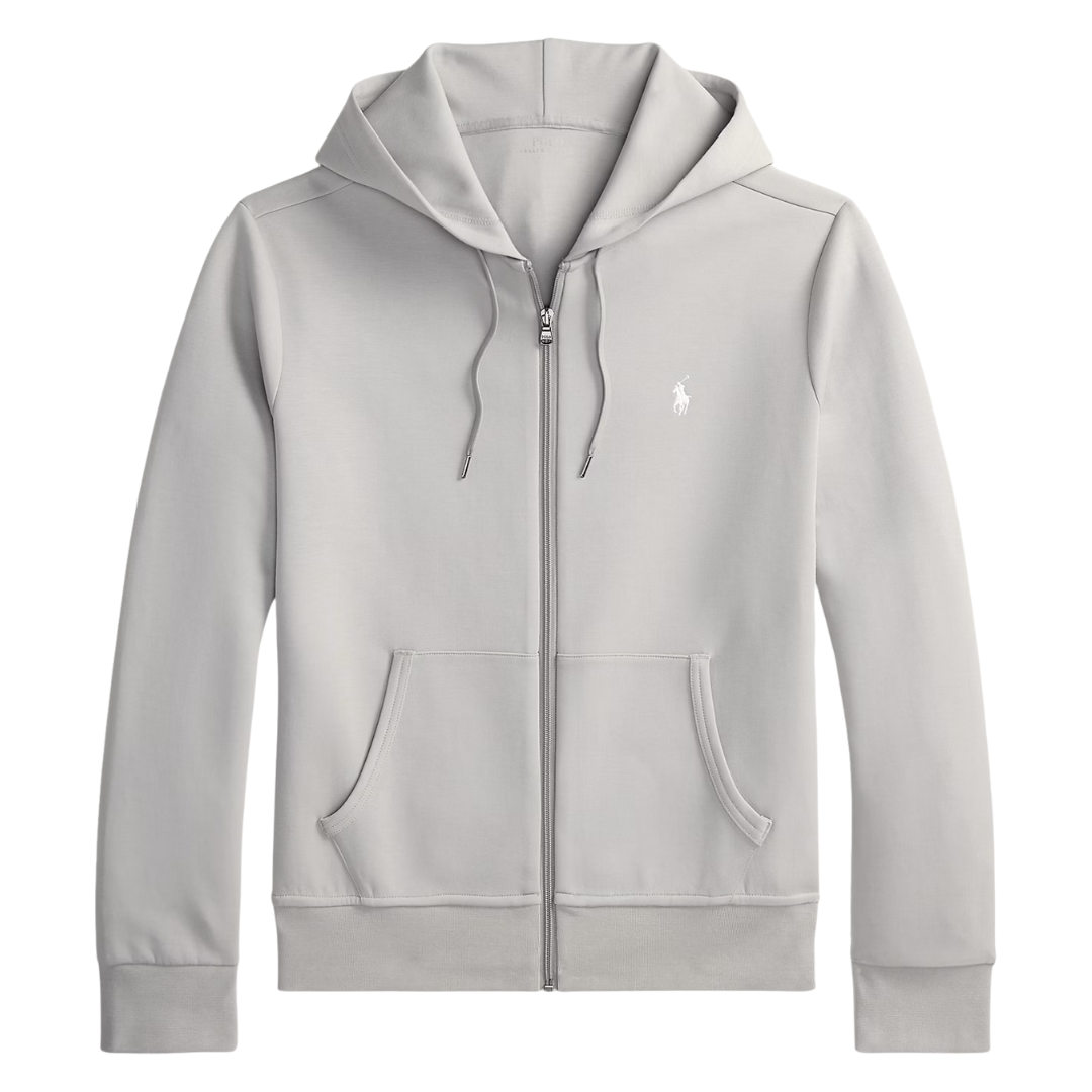 Ralph Lauren Zip Hoodie in Soft Grey