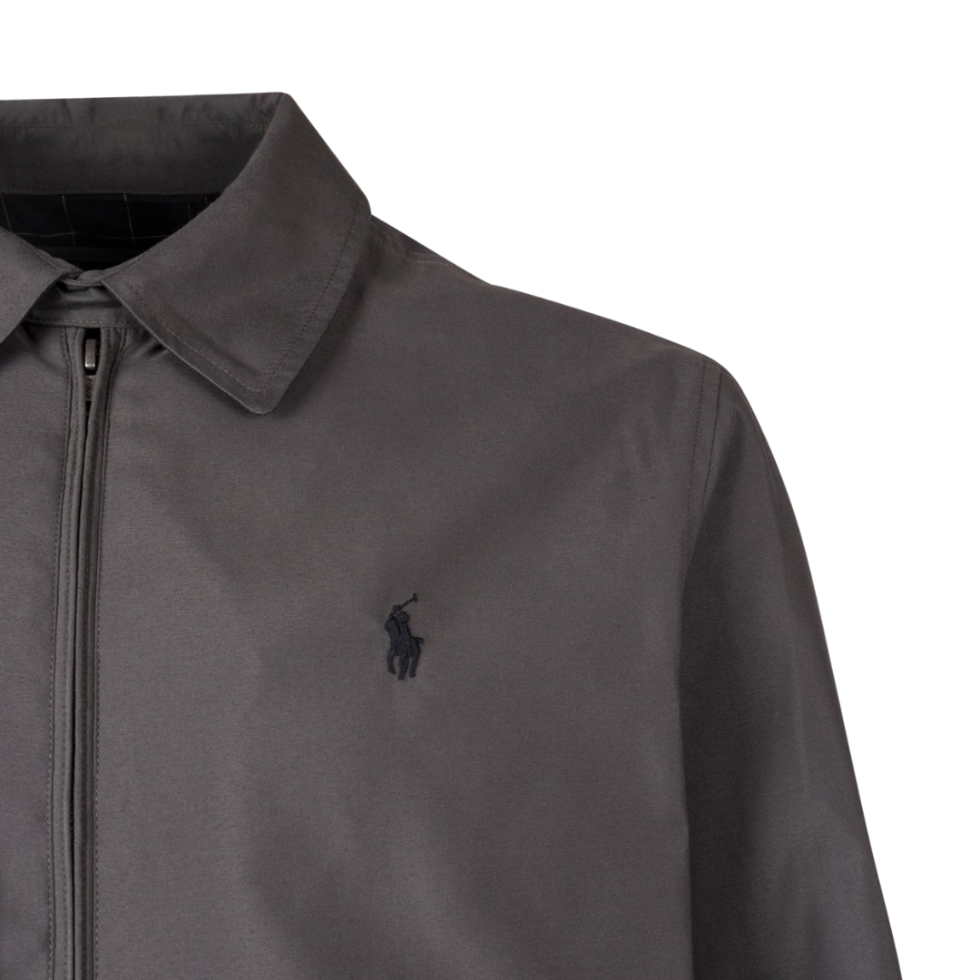 Ralph Lauren Lined Windbreaker in Deep Grey