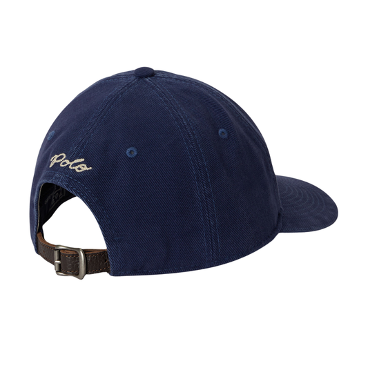 Ralph Lauren Woven Cap in Newport Navy