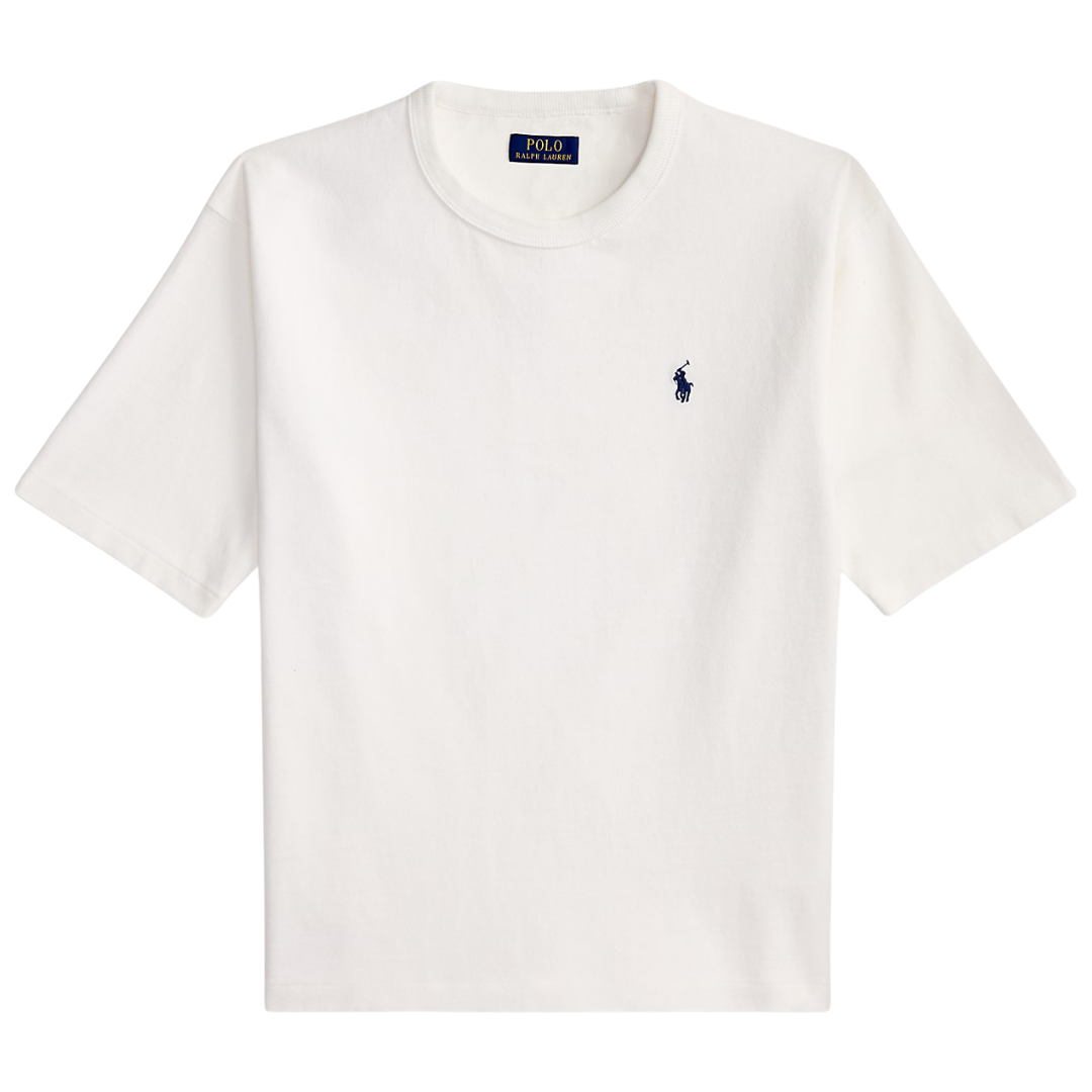 Ralph Lauren Heavyweight Crewneck T-Shirt in White