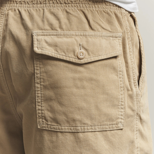 Ralph Lauren Micro Corduroy Shorts in Paddock Tan