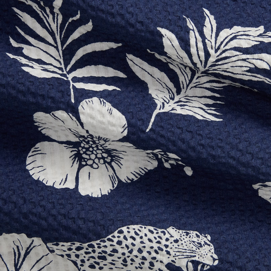 Ralph Lauren Flower Short Sleeve Shirt in Tropical Navy